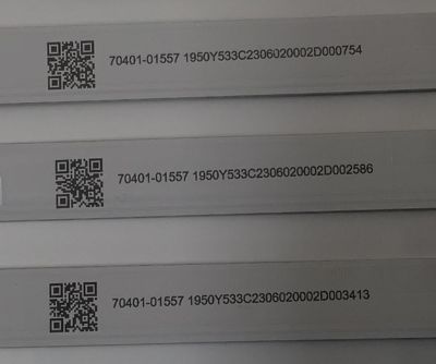 KIT DE LED'S PARA TV VIZIO ((12 PIEZAS)) / NUMERO DE PARTE M08-BD65030-0601N-5607B / SHINEON M08-BD65030-0601N-5607B / 7040-01557 / DISPLAY HV650QUB-F70 REV.2.0 / MODELO V655-J04 - Imagen 2