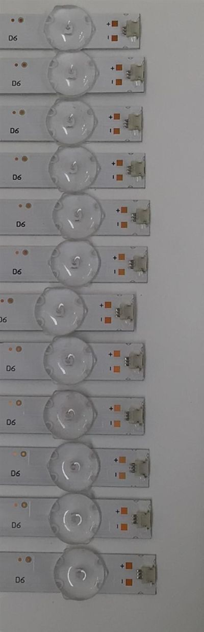 KIT DE LEDS ORIGINAL PARA TV VIZIO 12 PIEZAS / NUMERO DE PARTE 261501016370 / 40-M65Q6-30300D35-12X6-615.5X12-20220314 / 70401-01635BX / SVB650AQ9Y / DISPLAY HV650QUB-F70 / MODELO M65Q6M-K04 LBSFL5LY / M65Q6-L4 LBSFR7GZ - Imagen 4