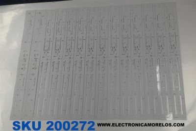 KIT DE LEDS PARA TV TCL ORIGINAL 14 PIEZAS / NUMERO DE PARTE 40-GFQ9KB / 40GFKA / 40-GFQ9KB-DLB1AG / 40-GFQ9KA-DLB1AG / G0104-000XXX / N0102-000211 / N0102-000252 / 460K0/ESP/T4 / 240317 / PANEL LVU650NDJL / DISPLAY ST6451D08-5 VER.2.1 / MODELO 65QM751G