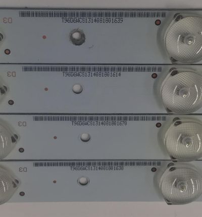 KIT DE LEDS PARA TV SEIKI ORIGINAL 4 PIEZAS / NUMERO DE PARTE IC-C-CNCF39D476  / 910-390-1013 / T390H1-P01-DY4 VER.K1 / T390H1-P01-DY4 (VER.K1) / PANEL T390H1-P01-DY4 / MODELO SE39UY04-1 - Imagen 3