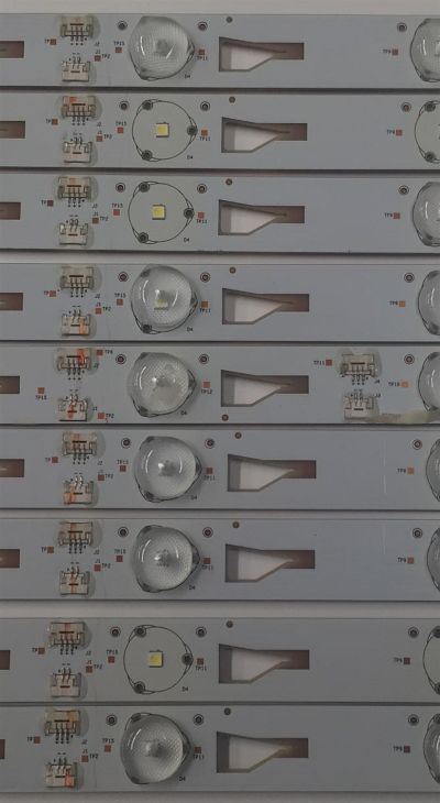KIT DE LEDS PARA TV TCL ORIGINAL 9 PIEZAS / NUMERO DE PARTE TMT_48S4600_3030C / TMT_48S4600_3030C_8S1P / TMT_48S4600_3030C_3D_9X8 / TMT_48S4600_3030C_8S1P REV.V6 / 4S1PX2 REV.V7 / PANEL LVF480ND2L / MODELO 48FS3700 / 48FS4610 / 48FS4690 / L48F3310-3D - Imagen 3