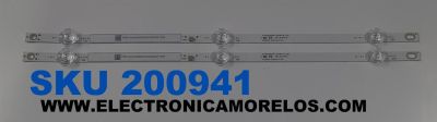 KIT DE LEDS PARA TV VIZIO ORIGINAL 2 PIEZAS / NUMERO DE PARTE JL.D24031330-202BS-M / JL.D24031330-202BS-M_V01 / 231031 01 29 / 231114 01 29 / PANEL V236HJ1-D03 RV.C1 / MODELO D24F-J09 / D24F-J09 LINI1PZ