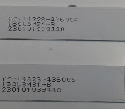 KIT DE LEDS PARA TV VIZIO ORIGINAL 2 PIEZAS / NUMERO DE PARTE 261501021380 / 06-2-32S1-2X6-0D20-590X12-EMC-V3-221213 / 230101039440 / 180L3M31-B / YF-14228 / PANEL HK315WLEDM-JH1VH / DISPLAY PT320AT04-2 VER.1.1 / MODELO VHD32M-0807 / VHD32M-08047 - Imagen 2