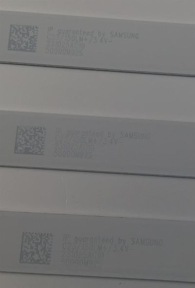 KIT DE LEDS ORIGINAL PARA TV JVC / VIZIO / 3 PIEZAS / NUMERO DE PARTE 30350010003D / LED50D10A-ZC62AG-03D / 231025AC10 / 50000M92S / MODELOS LT-50MCS780 / LT-50KB608 / V4K50M-0810 / V4K50M-0810 LMC1T8MA - Imagen 4