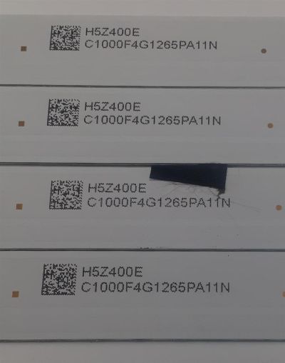 KIT DE LEDS PARA TV CONTINU-US ORIGINAL 4 PIEZAS / NUMERO DE PARTE ZN-40H09A-4 / ZN-40H09A-4 70615 V1.0-OT / ZN-40H09A-4 70615 V1.0-0T / E351707 / H5Z400E / C1000F4G1265PA11N / PANEL V400HJ6-PE1 / MODELO CT-40T18 - Imagen 4