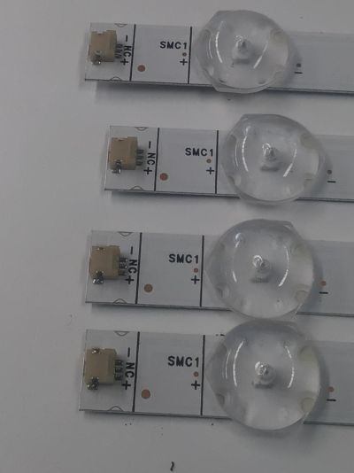 KIT DE LEDS PARA TV VIZIO ORIGINAL 4 PIEZAS / NUMERO DE PARTE GC55D12-ZC42AG-04D / 303GC550099D / B005P00102256A / HX550M14 / 230620DC02 / 2300021394 / E519757 / 70401-01678 / PANEL BOEI550WQ1 / MODELO M55Q6-L4 / M55Q6-L4 LBSFN8GZ - Imagen 2