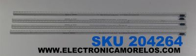 KIT DE LEDS PARA TV LG ORIGINAL 4 PIEZAS / NUMERO DE PARTE SSC_Y22_75QNED80_BOE_66LED / SSC_Y22_75QNED80_BOE_66LED_A BAR_REV02_210702 / SSC_Y22_75QNED80_BOE_66LED_B BAR_REV02_210702 / PANEL NC750EQH-ABLH1 / MODELO 75QNED80UQA.BUSGLKR