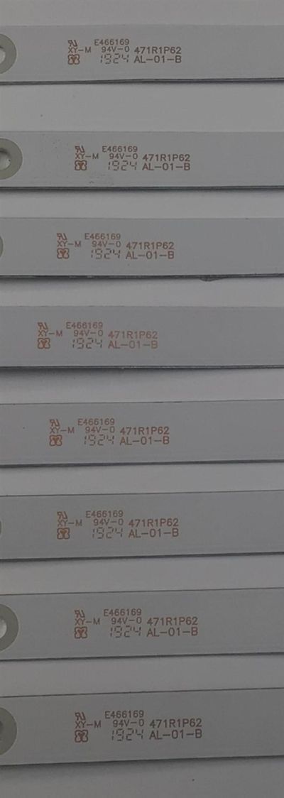 KIT DE LEDS PARA TV PHILIPS ORIGINAL 8 PIEZAS / NUMERO DE PARTE 4708-K550WD-A2113N01 / K550WDC1 A2 / K55WDC1 / 471R1P62 / 197022 / X-C74-K5-VF 16 0B / MODELO 55PUF6092 - Imagen 2