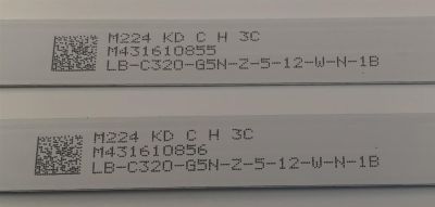 KIT DE LEDS PARA TV ONN ORIGINAL 2 PIEZAS / NUMERO DE PARTE MS-L5289 / MS-L5289 V1 / M224 KD C H 3C / M43161085 / LB-C320-G5N-Z-5-12-W-N-1B / PANEL C320Y20-G5 / DISPLAY ST3151A07-2 VER.2.9 / MODELO 100012589 32" - Imagen 3