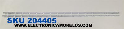 KIT DE LEDS ORIGINAL PARA TV VIZIO 2 PIEZAS / NUMERO DE PARTE LB55150 V0_00 / LB55150 / 210BZ16D0B / 210BZ16D0B33MBM03L / 33MBM03L / PANEL TPT550WR-D126.L REV:S22AN / DISPLAY ST5461D12-6 VER.2.2 / MODELOS V4K55M-0801 / V555M-K01 / V4K55C-0801