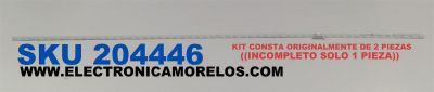 LED PARA TV SAMSUNG ORIGINAL / INCOMPLETO SOLO 1 PIEZA / NUMERO DE PARTE BN96-44814A SEC_65_2X54_3030C_D6T-2D1_27S2P REV.V1 / E213009 / PANEL CY-NM065HGXV1H / MODELO UN65MU6290VXZA / UN65MU6290VXZA GA01 / KIT CONSTA ORIGINALMENTE DE 2 PIEZAS