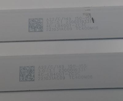 KIT DE LEDS PARA TV PHILIPS ORIGINAL 2 PIEZAS / NUMERO DE PARTE 303TC400037D / TCL40D08-ZC62AG-09D / 8S1P / 4C-LB400T-ZC3C / TC400M06 / 221031AC09 / 2300019331 / PANEL LVF400CMDX E0226 / DISPLAY V400HJ9-PE1 REV.C4 / MODELO 40PFL4775/F7 / 40PFL4775/F7 A - Imagen 2