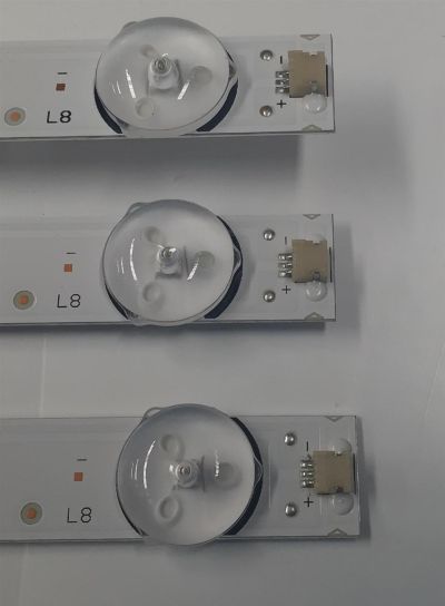 KIT DE LEDS PARA TV ORIGINAL 3 PIEZAS / NUMERO DE PARTE MS-L3959 V1 / 1.17.01.0000076-000 DC / A3 208-212 3.0-3.2 600 / 0528 43 - Imagen 4