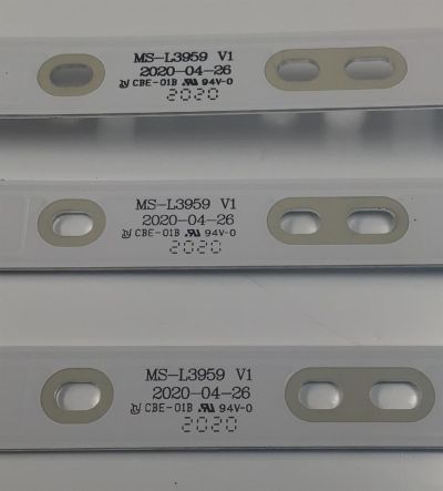KIT DE LEDS PARA TV ORIGINAL 3 PIEZAS / NUMERO DE PARTE MS-L3959 V1 / 1.17.01.0000076-000 DC / A3 208-212 3.0-3.2 600 / 0528 43 - Imagen 3