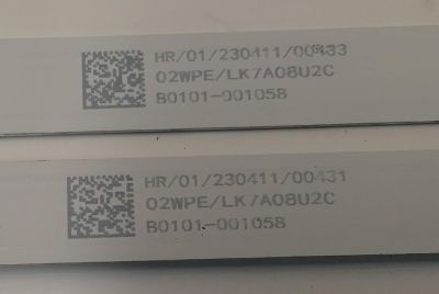 KIT DE LEDS PARA TV TCL ((2 PIEZAS)) / NUMERO DE PARTE 50HR330M13N01 / 50HR330M13N01 V0 / 50S12 / B0101-001058 / HR/01/230411 / LK7A08U2C / 02WPE / PANEL LVU500NDEL / DISPLAY ST4951D01-1 VER.2.2 / MODELO 50S470G - Imagen 3