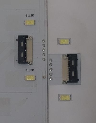 KIT DE LED´S PARA TV NEC 4 PIEZAS ORIGINALES  / NUMERO DE PARTE BN96-04519A / STS460AB8_160D_REV.3_110811 / 04519A / MODELO X464UNS - Imagen 4