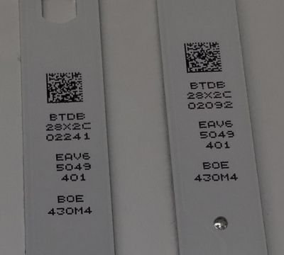 KIT DE LED´S PARA PARA TV LG 5 PIEZAS ORIGINALES / NUMERO DE PARTE EAV65049401 / SSC_Y23 SLIM TRIDENT 43UR75_S / SSC_Y23 SLIM TRIDENT 43UR75_BOE_PTN0.6_REV00_220526 / BOE430M4 / PANEL NC430TQG-ABKHA / MODELO 43UR8000AUA / 43UR8000AUA.BUSFLJM - Imagen 3