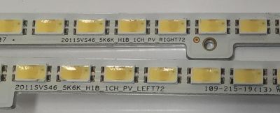 KIT DE LED´S PARA TV 2 PIEZAS ORIGINALES / NUMERO DE PARTE 2011SVS46_5K6K / 2011SVS46_5K6K_H1B_1CH_PV_LEFT72 / 2011SVS46_5K6K_H1B_1CH_PV_RIGHT72 / 109-216-18(11) / MODELO 46" - Imagen 2