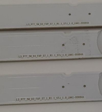 KIT DE LED´S PARA TV SONY 3 PIEZAS ORIGINALES / NUMERO DE PARTE LM41-00684A / L3_PTT_SM_D3_FAP_S7_R1.1_S7J_1.0_LM41-00684A / C239C-02 / C239C-22 / A4U040 / PANEL HV430FHB-N1K / MODELO KDL-43W660G / KDL43W660G - Imagen 2