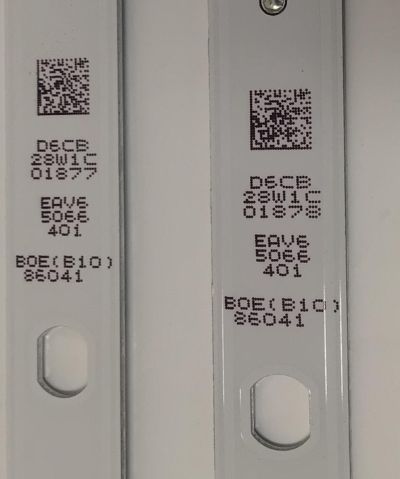 KIT DE LED´S PARA TV LG 22 PIEZAS ORIGINALES / NUMERO DE PARTE EAV65066301 / EAV65066401 / SSC_Y23 SLIM TRIDEM_86UR75_BOE_B_S / SSC_Y23 SLIM TRIDEM_86UR75_BOE_A_0.6PI_REV00_220607 / MODELO 86UR8000AUA / 86UR8000AUA.BUSGLKR - Imagen 4