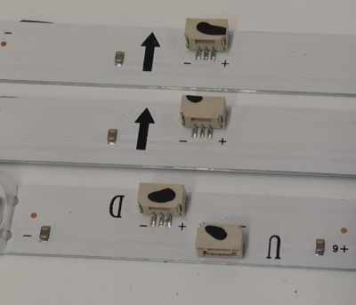 KIT DE LEDS PARA TV TCL ORIGINAL 3 PIEZAS / NUMERO DE PARTE  50HR332M12B1 / 50HR332M10A1 / 50HR332M12B1 V3 / 50HR332M10A1 V3 / 50HR332M12B1 V2 / 50HR332M10A1 V2 / PANEL LVU500NDJL / DISPLAY CV500U2-L02 REV:02 / MODELO 50S551G - Imagen 2