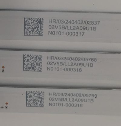 KIT DE LEDS PARA TV TCL ORIGINAL 3 PIEZAS / NUMERO DE PARTE  50HR332M12B1 / 50HR332M10A1 / 50HR332M12B1 V3 / 50HR332M10A1 V3 / 50HR332M12B1 V2 / 50HR332M10A1 V2 / PANEL LVU500NDJL / DISPLAY CV500U2-L02 REV:02 / MODELO 50S551G - Imagen 3