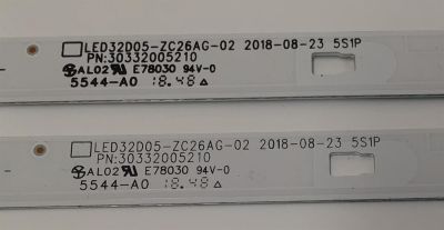 KIT DE LED´S PARA TV 2  PIEZAS ORIGINALES / NUMERO DE PARTE 30332005210 / LED32D05-ZC26AG-02 / 5544-A0 / 181210AF5 / 32000M13 / MODELO 32" - Imagen 2