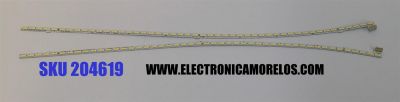 KIT DE LED´S PARA MONITOR CURVO SAMSUNG 2 PIEZAS ORIGINALES / NUMERO DE PARTE 52307A / 52378A / SEC_34_G55T_1X48+1X48_7020PCT_L_16S3P / SEC_34_G55T_1X48+1X48_7020PCT_R_16S3P / REV.V2 / PANEL CY-PA340QGHV1H / MODELO S34A650UXN / LS34A650UXNXGO