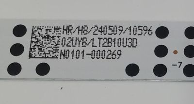 LED ORIGINAL PARA TV TCL 1 PIEZA  / NUMERO DE PARTE 50HR332M19N02 V4 / 50S11 PR0 19X1-D07 / N0101-000269 / PANEL LVU500NDAL / DISPLAY CV500U2-L02 REV:01 / MODELO 50G31 / 50S451 - Imagen 3