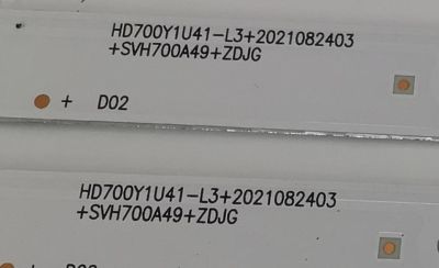 KIT DE LED´S PARA TV HISENSE 8 PIEZAS ORIGINALES / NUMERO DE PARTE SVH700A49 / ZD_SSC_D700_8X9_02_TDE30_V1.40_20211022 / HD700Y1U41-L3 / 2021082403 / SVH700A49+ZDJGHIP7.820.241HIP7.820.241 / 1269989 / 5Q2C B1 / PANEL HD700Y1U41-L3 / MODELO 70A6 / 70A6F - Imagen 3