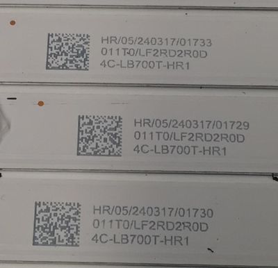 KIT DE LED´S PARA TV PHILIPS 10 PIEZAS ORIGINALES / NUMERO DE PARTE 70HR332M09A0 V0 / 70D2000 / 4C-LB700T-HR1 / LF2RD2R0D / MODELO 70PFL5656 / 70PFL5656/F7A - Imagen 4