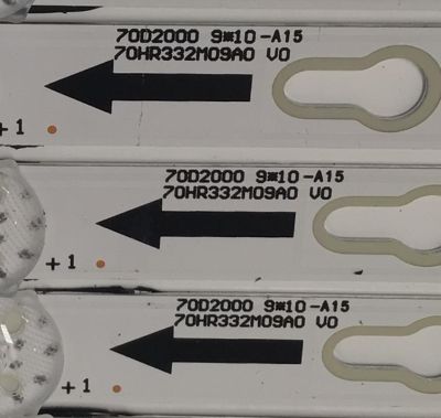 KIT DE LED´S PARA TV PHILIPS 10 PIEZAS ORIGINALES / NUMERO DE PARTE 70HR332M09A0 V0 / 70D2000 / 4C-LB700T-HR1 / LF2RD2R0D / MODELO 70PFL5656 / 70PFL5656/F7A - Imagen 3