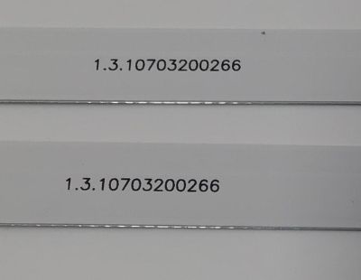 KIT DE LED´S PARA TV EVL 2 PIEZAS ORIGINALES / NUMERO DE PARTE MSG-T320-V6-3030-19001-2-06 / 1.3.1070320266 / PC67182A / 250-260LM / 9000-13000K / MODELO 32EVLSM - Imagen 4