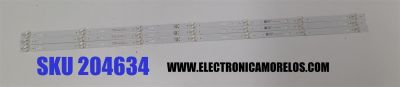 KIT DE LED'S PARA TV PIONEER ORIGINAL 3 PIEZAS / NUMERO DE PARTE JL.D43071330-004AS-M / JL.D43071330-004AS-M_V01 / 4C-LB430T-JFAC / 18BC530 / N190226 / T408 / 021910 / MODELO PLE-43S08FHD