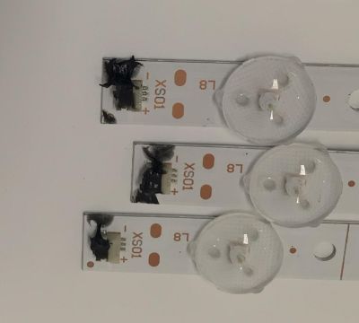 KIT DE LEDS PARA TV JENSEN ORIGINAL 3 PIEZAS / NUMERO DE PARTE DLED39.5DX / DLED39.5DX 3X8 0007 / F62DLED395DX3X80007 / PANEL V400HJ6-PE1 / MODELO JE4015 - Imagen 2