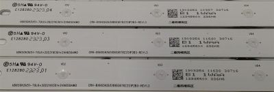 KIT DE LEDS PARA TV HISENSE ORIGINAL 24 PIEZAS / NUMERO DE PARTE SVH650AW0 / CRH-BXK65H3U51B1836T8Z2S1P2B3-REV1.3 / CRH-BXK65H3U51B1836T8Z2S1P2B3-REV1.3 / HD650H3U51-T0L6 / 2022110030 / PANEL HD650H3U51-T0L6 / MODELO 65U6K - Imagen 2