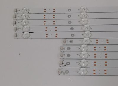 KIT DE LEDS PARA TV PHILIPS ORIGINAL 10 PIEZAS / NUMERO DE PARTE 303TC650053D / 303TC650052D / TCL65D11R-ZC42AG-04D / TCL65D11L-ZC42AG-04D / TC650M31 / 220908BC08 / MODELO 65PUL6673 / 65PUL6673/F7 - Imagen 2