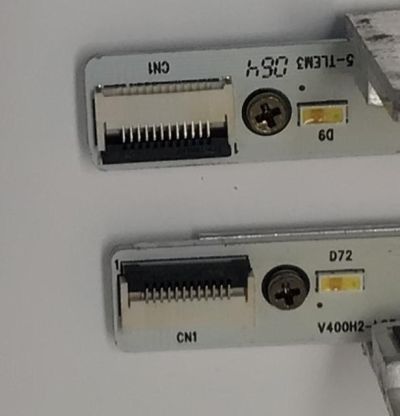 KIT DE LEDS PARA TV TOSHIBA ORIGINAL 2 PIEZAS / NUMERO DE PARTE V400H2-LS5 / V400H2-LS5-TLEM3 / V400H2-LS5-TREM3 / 067008N31A23D02 / PANEL V400HK2-LS5 REV.C1 / MODELO 40L5200U2 - Imagen 5