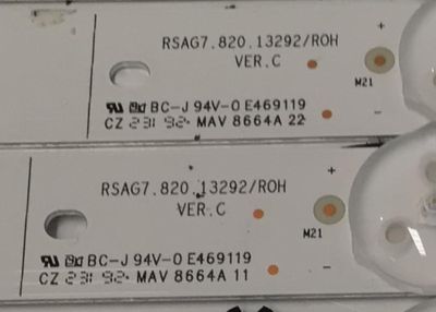 KIT DE LEDS PARA TV HISENSE ORIGINAL 20 PIEZAS / NUMERO DE PARTE JL.D7501M330 / JL.D7501M330-003AL-M_V02 / JL.D7501M330-003AR-M_V02 / RSAG7.820.13291/ROH VER.C / RSAG7.820.13292/ROH VER.C / PANEL HD750H3U71-T0L8K1 / DISPLAY HV750QUB-F92 / MODELO 75U7K - Imagen 8