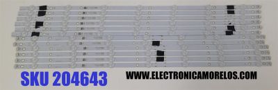 KIT DE LEDS PARA TV SUNBRITE ORIGINAL 12 PIEZAS / NUMERO DE PARTE LB65068 / LB65068 V0_00 / LB65068 V1_00 / 09810108GH03 / HA3E7CD1 / 81010 / MODELO SB-V-65-4KHDR