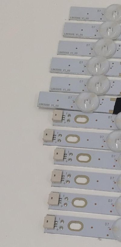 KIT DE LEDS PARA TV SUNBRITE ORIGINAL 12 PIEZAS / NUMERO DE PARTE LB65068 / LB65068 V0_00 / LB65068 V1_00 / 09810108GH03 / HA3E7CD1 / 81010 / MODELO SB-V-65-4KHDR - Imagen 5