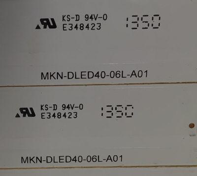 KIT DE LEDS PARA TV BUSH ORIGINAL 8 PIEZAS / NUMERO DE PARTE MKN-DLED40-06 / MKN-DLED40-06R-A01 / MKN-DLED40-06L-A01 / MODELO BMKDVD40LED - Imagen 3