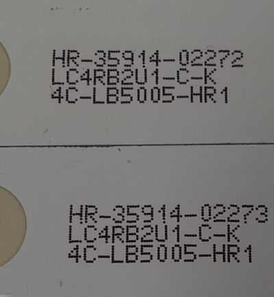 KIT DE LEDS PARA TV HISENSE ORIGINAL 2 PIEZAS / NUMERO DE PARTE 303SH320033 / SH32D06-ZC2AG-02 / JBD315N2-LB81-3-6\JK\ROH / 1197049 / PANEL JHD315N2H81-TXL2QL / MODELO 32H4E1 - Imagen 4