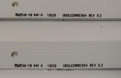 KIT DE LEDS PARA TV PHILIPS ORIGINAL 4 PIEZAS / NUMERO DE PARTE UDULEDWRE004 / UDULEDWRE004 REV 0.2 / 43W6S1P / MODELOS 43PFL5603/F7 / 43PFL5703/F7 - Imagen 5