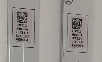 KIT DE LEDS PARA TV PHILIPS ORIGINAL 4 PIEZAS / NUMERO DE PARTE UDULEDWRE004 / UDULEDWRE004 REV 0.2 / 43W6S1P / MODELOS 43PFL5603/F7 / 43PFL5703/F7 - Imagen 4