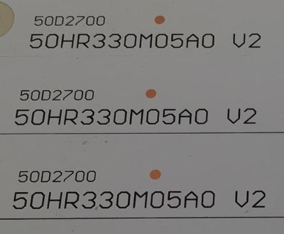 KIT DE LEDS PARA TV TCL ORIGINAL 8 PIEZAS / NUMERO DE PARTE 50HR330M05A0 V2 / 50D2700 / LC4RB2U1-C-K / 4C-LB5005-HR1 / MODELO 50FS3800  - Imagen 3