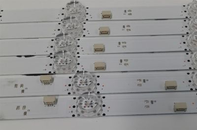 KIT DE LEDS ORIGINAL PARA TV TCL 6 PIEZAS / NUMERO DE PARTE 75HR332M10 / 75HR332M10A1 V3 / 75HR332M10B1 V3 / 75S11 PRO YAG 10X4 A / 75S11 PRO YAG 10X2 B / HR/02/240712 / 04LPJ/LU2C11U3B / N0101-000277 / N0101-000280 / PANEL LVU750NDAL / MODELO 75S451 - Imagen 2