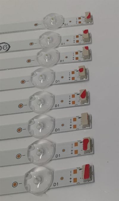 KIT DE LEDS PARA TV PHILIPS ORIGINAL 8 PIEZAS / NUMERO DE PARTE UDULEDREF018 / UDULEDREF018 REV.A / RF-EN650010SR30-0701 A0 / 65W7S1P / R018 / 22DF / 102670 / 102620 / PANEL UHF83XT-6075 / MODELO 65PUL7552 / 65PUL7552/F7 - Imagen 5