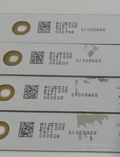 KIT DE LEDS PARA TV SEIKI ORIGINAL 4 PIEZAS / NUMERO DE PARTE JL.D40091235-111AS-R7N / AE12530 / 21005485 / D161205 / T411 / MODELO SFM40 - Imagen 3