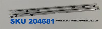 KIT DE LEDS PARA TV SONY ORIGINAL 2 PIEZAS / NUMERO DE PARTE 2011SLS32 / SLED_2011SLS32_EDL_31_0D_REV0.2 / LJ64-02836A / LJ64-02834A / F101220B0 / F101224A0 / 32-UP / 32-DOWN / PANEL LTY320HJ01-001 / MODELO KDL-32EX720 / KDL32EX720